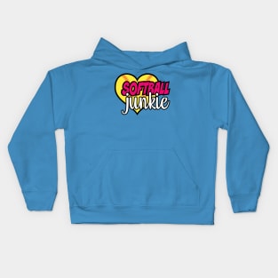 Softball Junkie Kids Hoodie